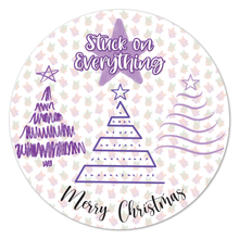 Load image into Gallery viewer, Thank you logo Christmas sticker
