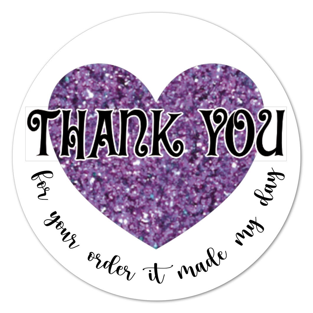 Made my day stickers Purple