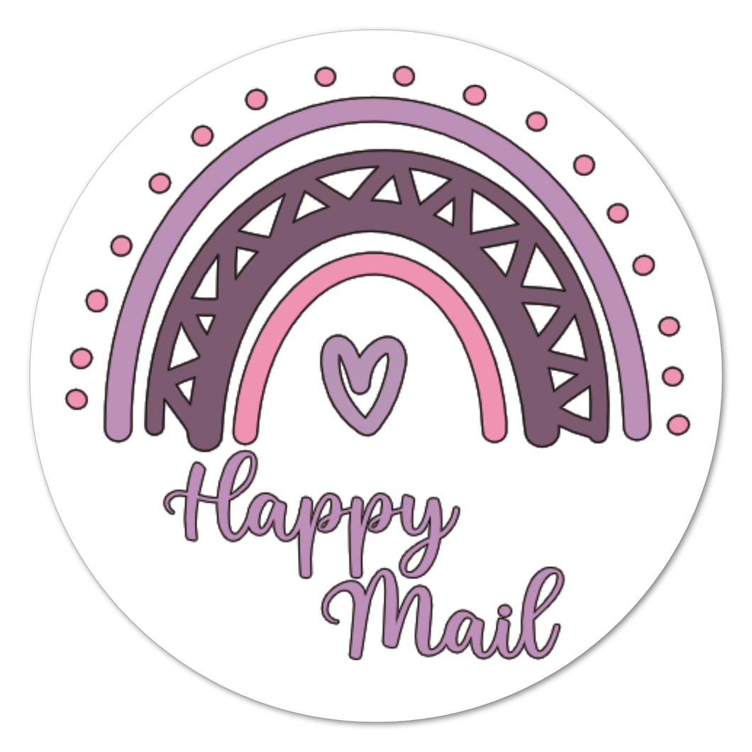 Happy mail purple