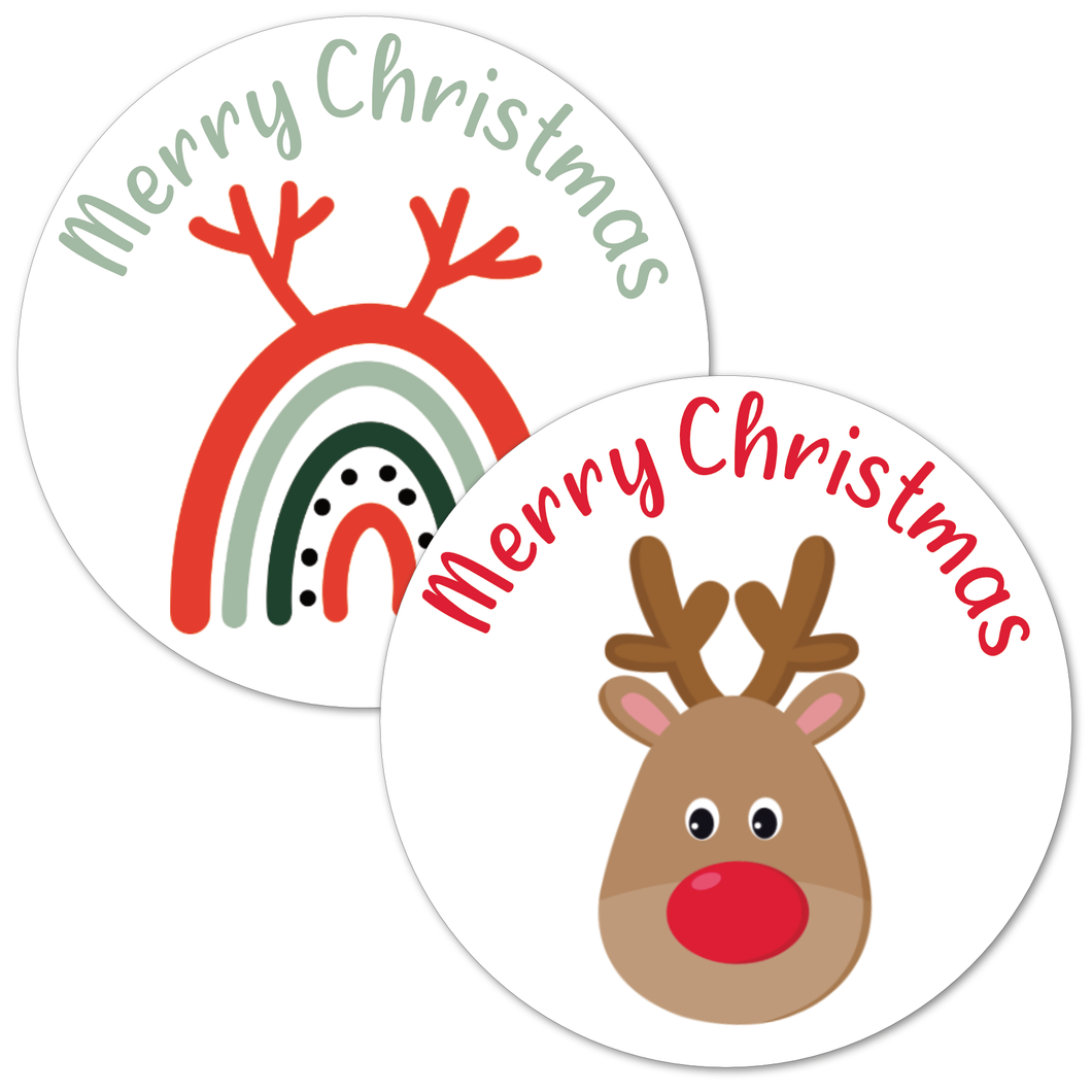 Merry Christmas stickers